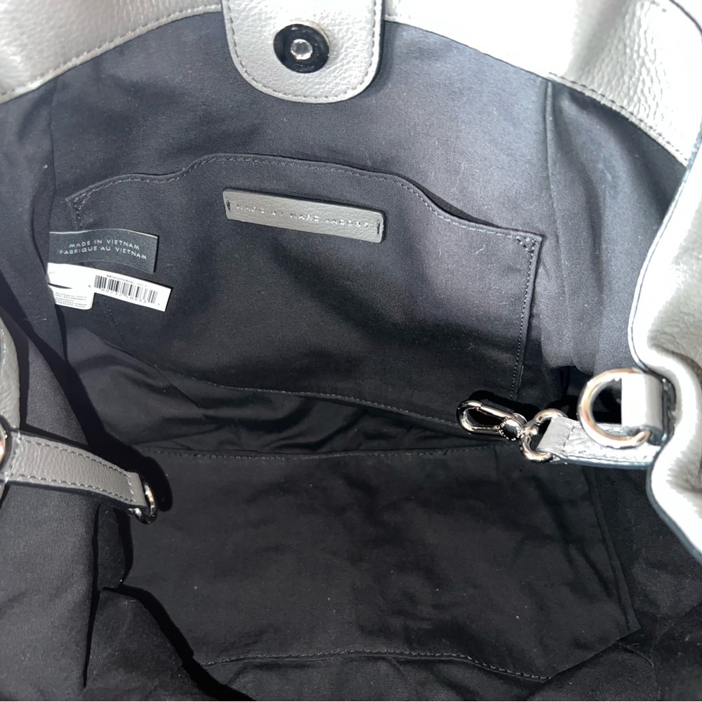 Marc Jacobs Electro Q Fran Dark Gray Silver Hardware Hand and shoulder Bag - Picture 13 of 14